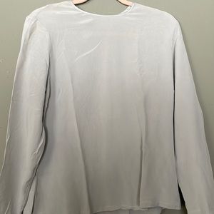 Talbots 100% silk long sleeve top